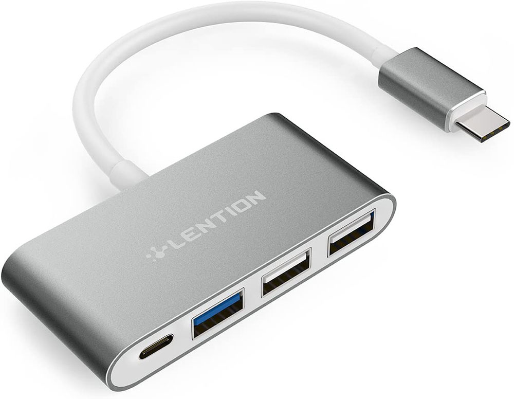 Adaptateur mac book USB C vers usb 3 chargeur iPhone USB2