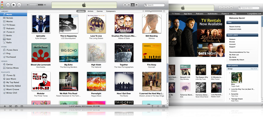 iTunes mac Imac Mac Book Pro