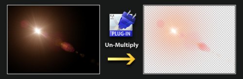 Plugin fond noir tranparent unmultiply