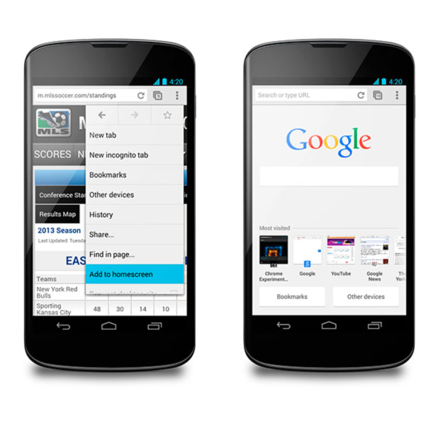Android iphone Chrome smartphone lent solution accélérer le navigateur de Google