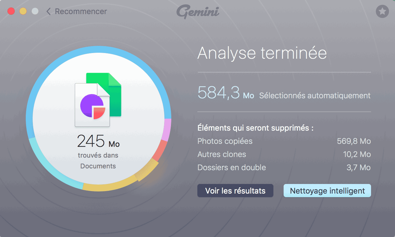 Comment supprimer fichiers nettoyage disque-dur mac Gemini