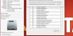 gagner espace disque dur ssd macbook