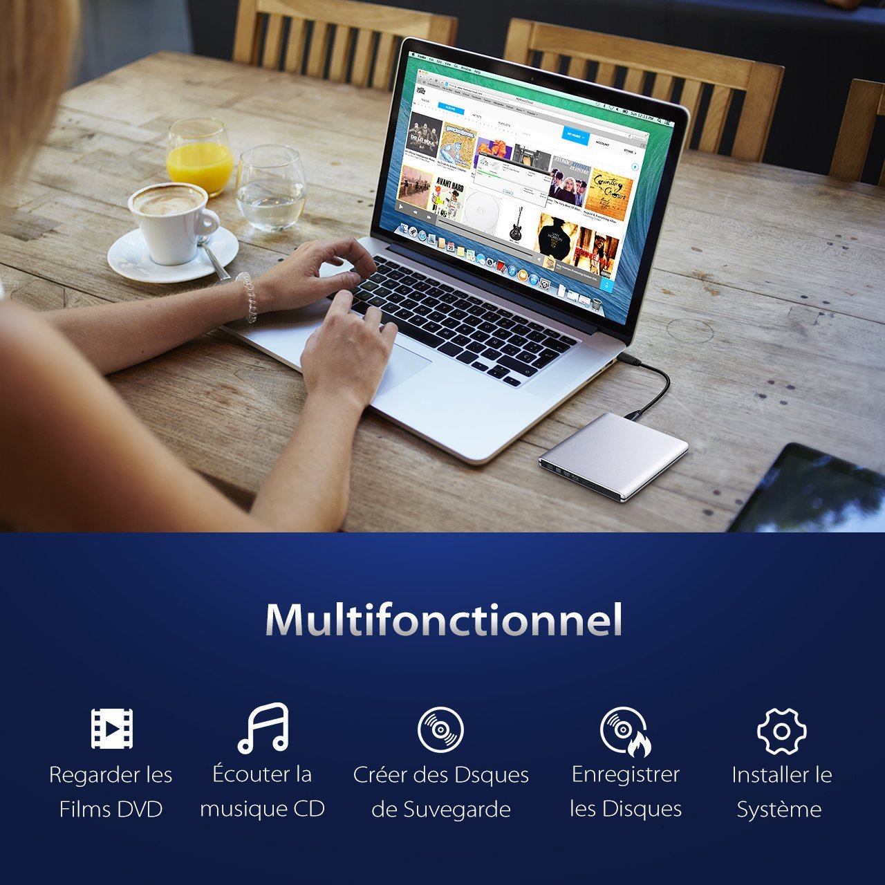 Lecteur bluray graveur BluRay mac externe