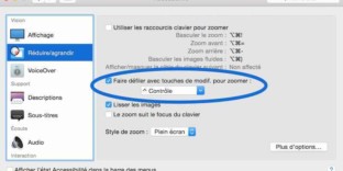 Activer le Zoom sur Mac