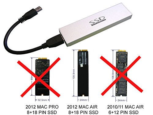 marque generique - Boîtier D'adaptateur De Disque Dur Externe Usb 3.0 à Ssd  Pour Macbook Air Pro - Câble antenne - Rue du Commerce