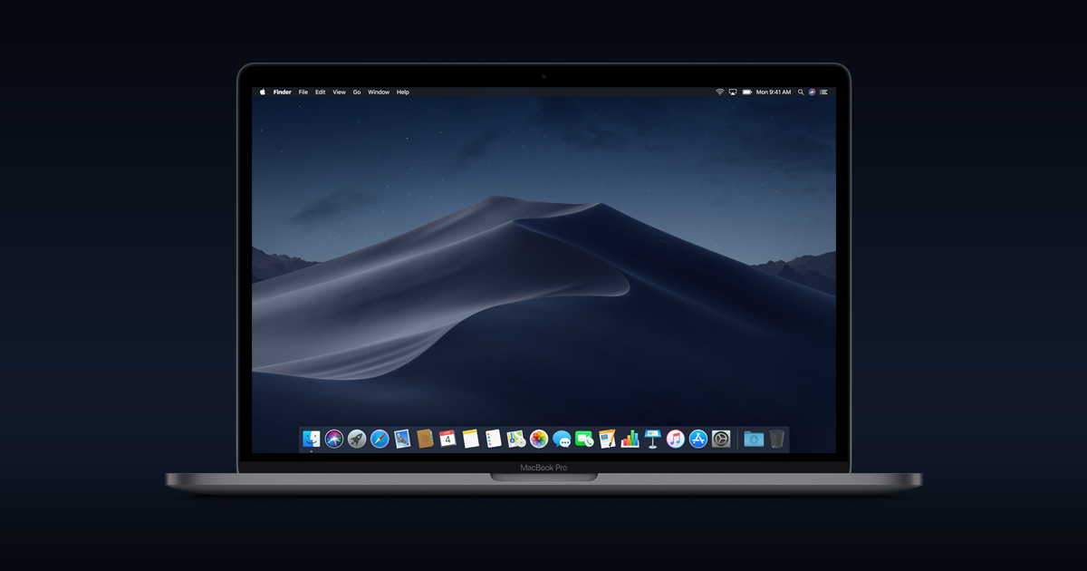 mac os X Mojave installation mise à jour