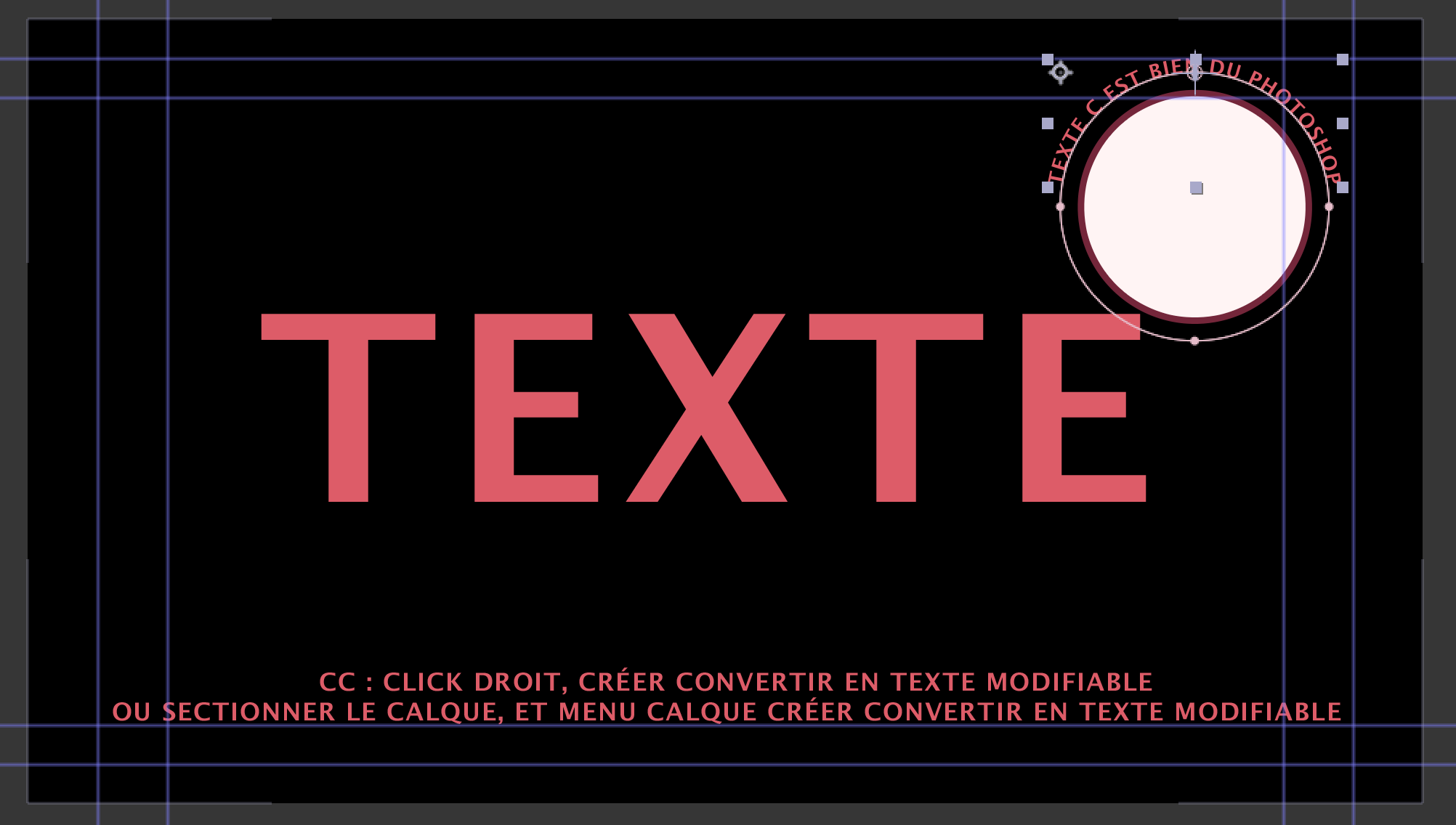 AfterEffects-CC import texte Photoshop PSD