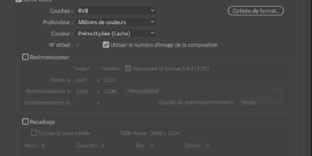 parametres previsualisation cache after effects