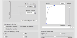 comment parametrer pression stylet xp pen deco artist bug outil pinceau