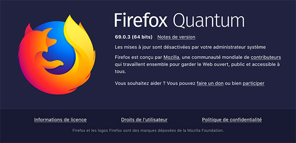 Firefox mac comment désactiver mises à jour automatiques