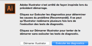 Illustrator CC crash démarrage mac solution