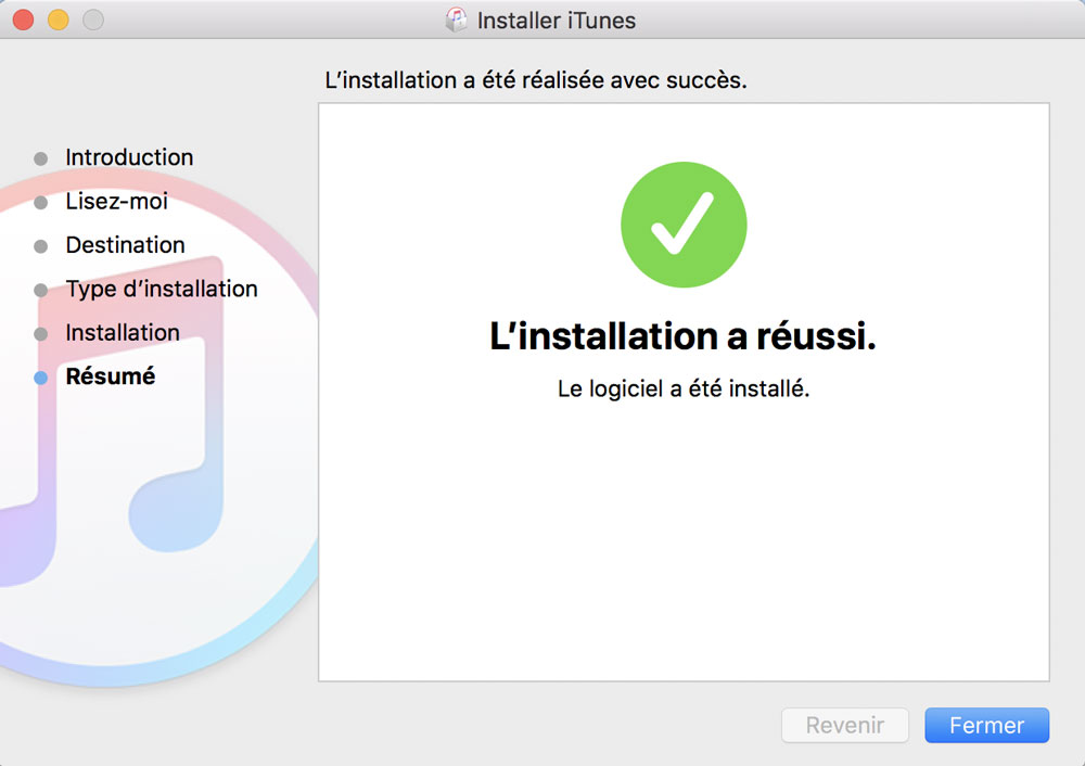 itunes 12.7 mac installation impossible