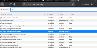 Solution problème Firefox couleurs différentes Chrome