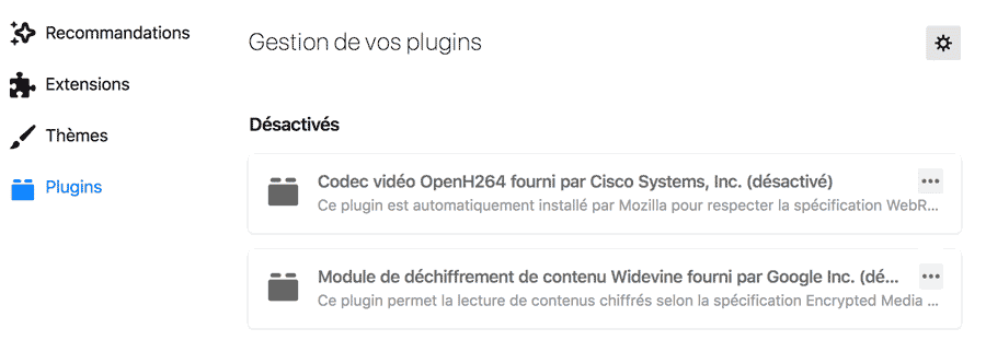 FIREFOX lecture vidéo optimisée plugin macbookair