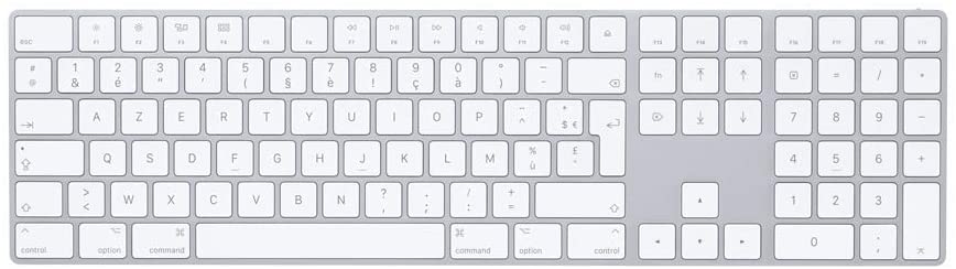 Clavier étendu magic-keyboard apple moins cher