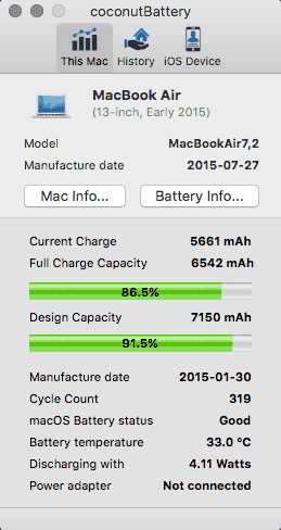 Augmenter autonomie batterie macbookpro