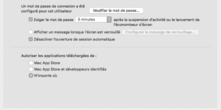 Solution message application développeur non identifié