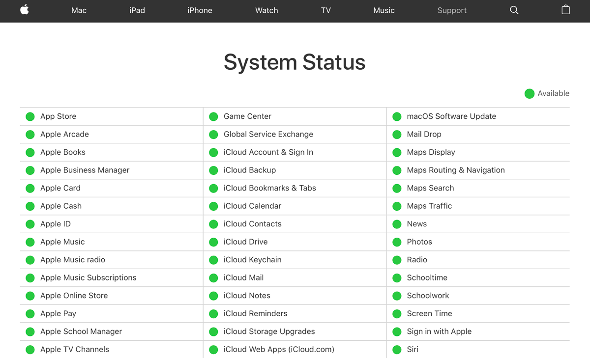 Problème connexion icloud solution