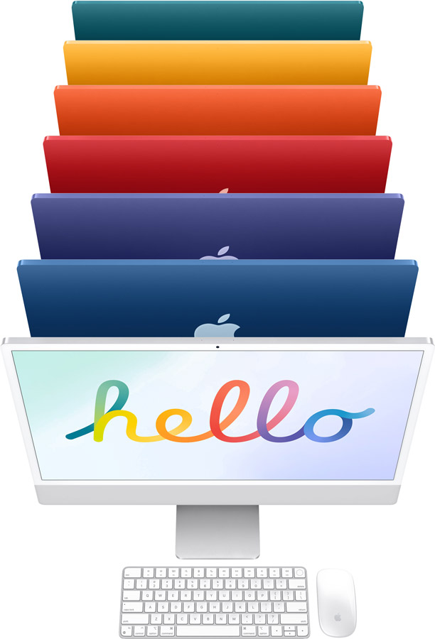 apple nouveaux coloris imac24