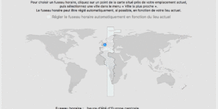 Comment paramètrer heure précisemment macbook