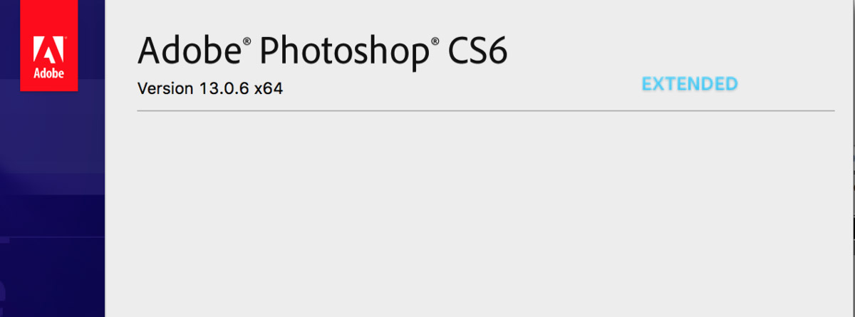 Mise jour télécharger PHOTOSHOP CS6 retina mac