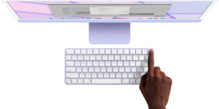 iMac 24 2021 magicKeyboard touchID