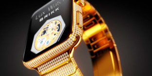 Modèle applewatch or diamants