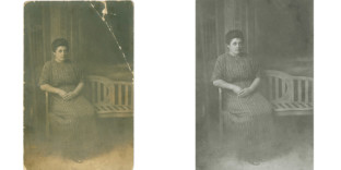Restauration photos 1900 mois juin