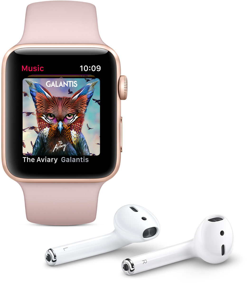 airpods AppleWatchSeries3 musique