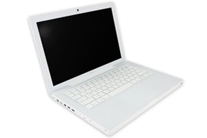 Premier Apple macbook blanc