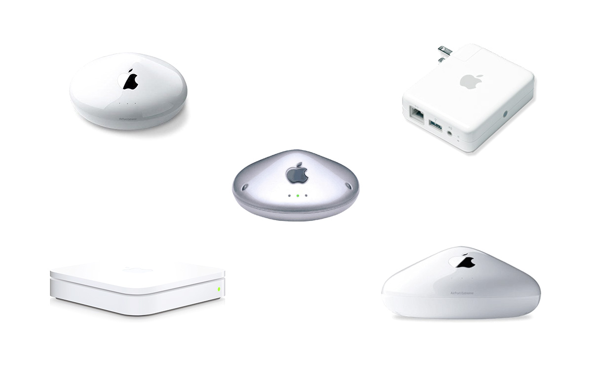 Bornes Apple histoire WIFI