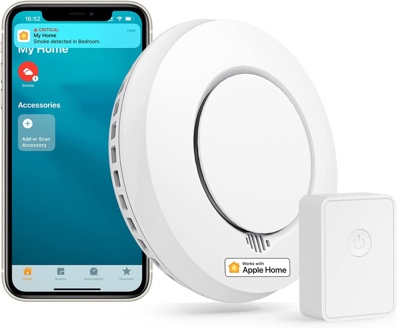 Détecteur fumée alarme incendie HOMEKIT