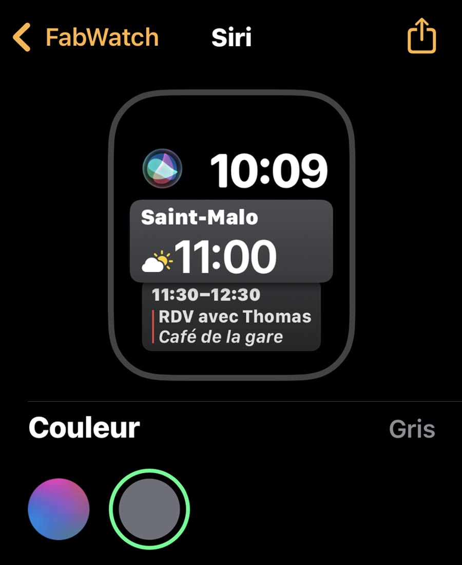 Montre APPLEWATCH SIRI