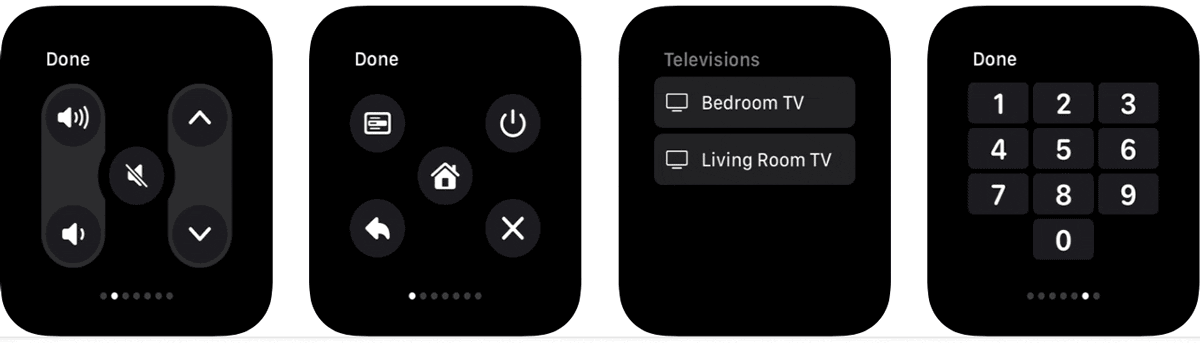 Télécommande appleWatch télé Tv Samsung