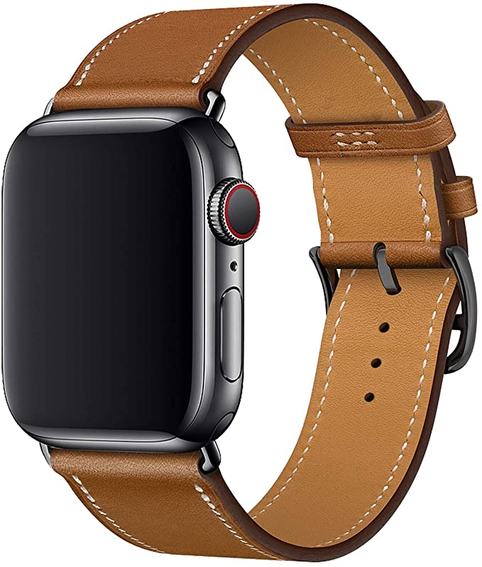 Cuir végétal bracelet appleWatch Series7 appleWatchSe