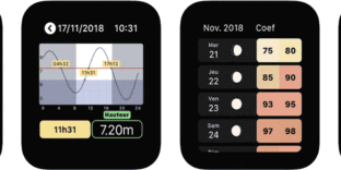 App marées AppleWatch