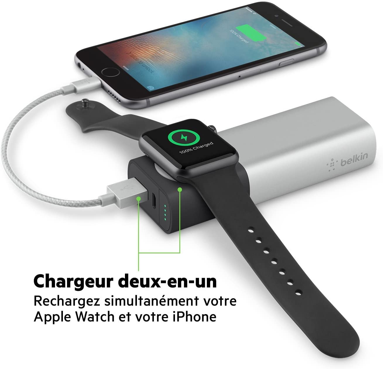 Batterie powerbank APPLEWATCH camping