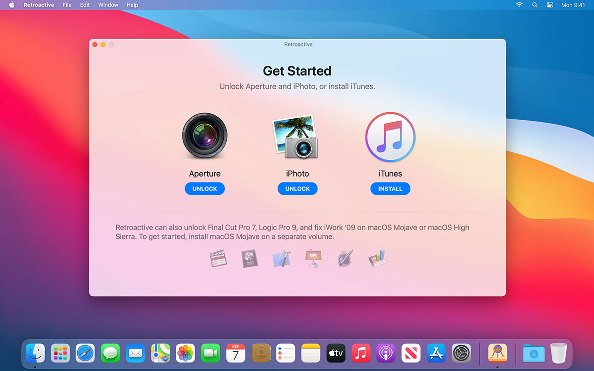Solution installer iTunes MacOS bigSur