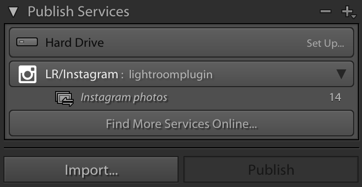 Plugin LightRoom Instagram