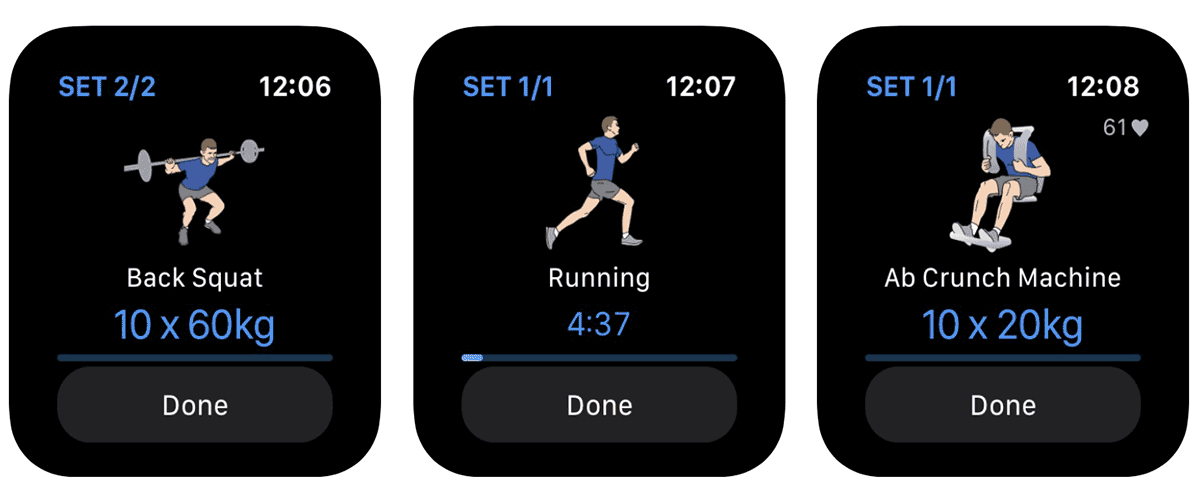 Exercice pompes AppleWatch