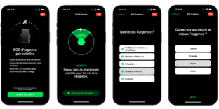 IPHONE connexion satellite appel secours
