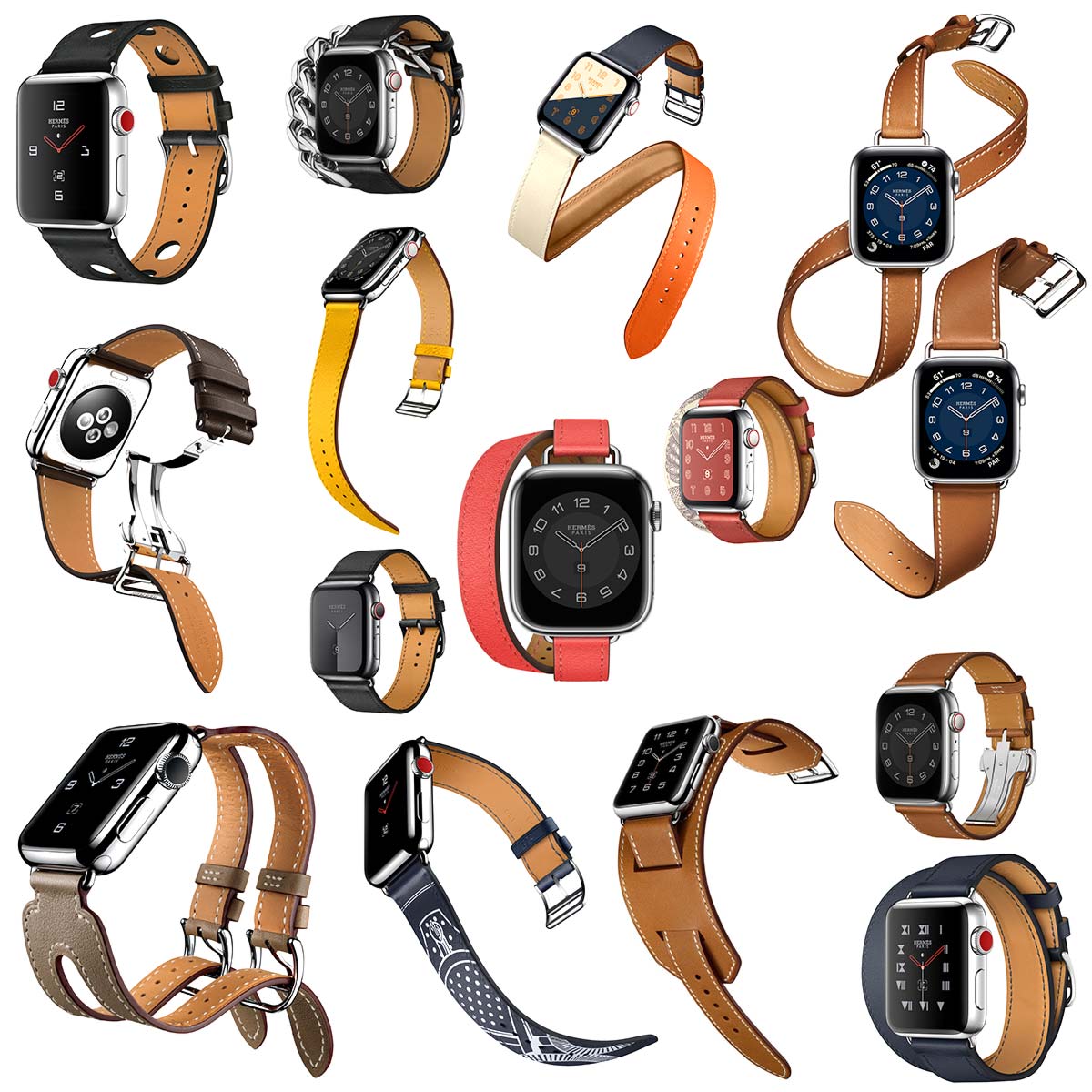 Modèles bracelets HERMES APPLEWATCH