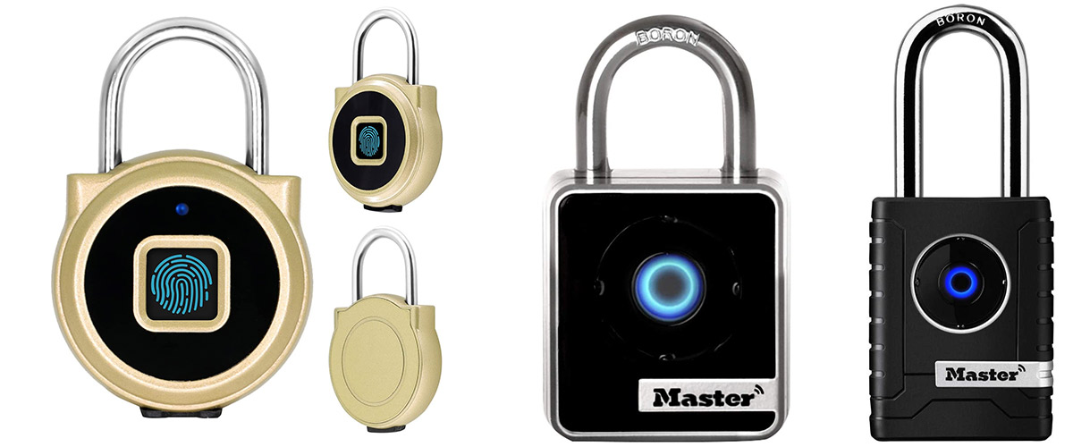 Top cadenas connectés TouchID Bluetooth