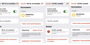 Astuce programmer cumulus HOMEKIT