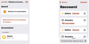 Eclairage progressif homeKit automatisation
