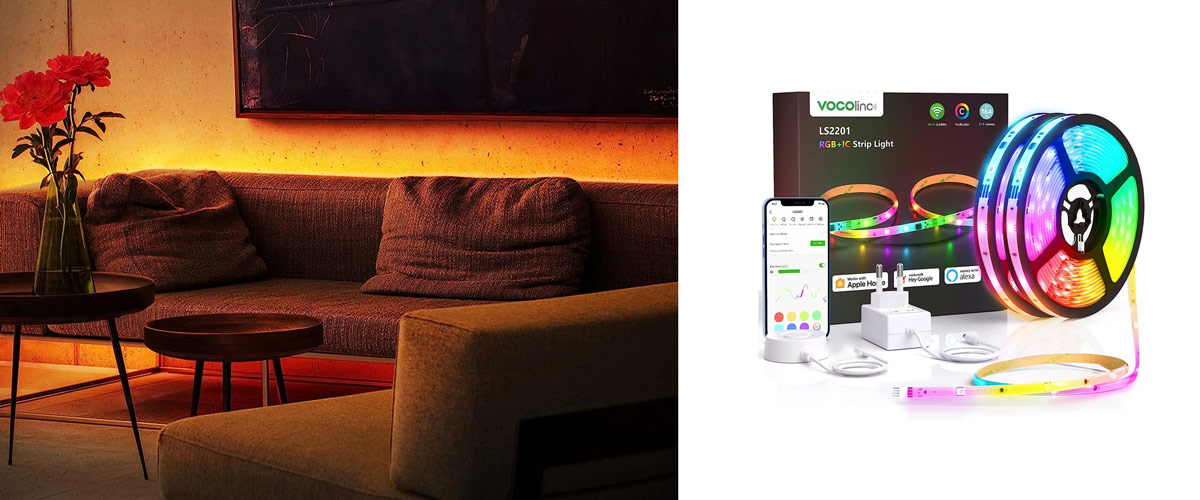 Guirlande APPLE Homekit éclairage led Maison