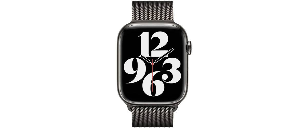 Réduction bracelet milanais noir officiel APPLEWATCH