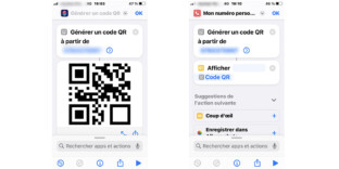 Solution numéro téléphone QRcode APPLEWATCH