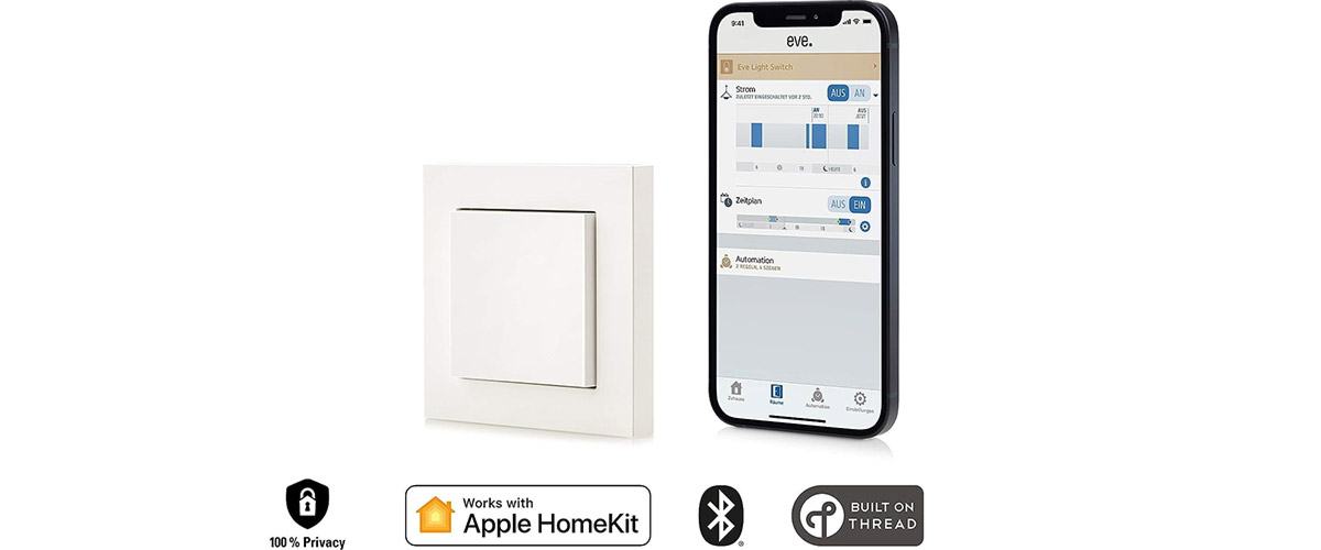 Domotique interrupteur mural Thread APPLEHOMEKIT