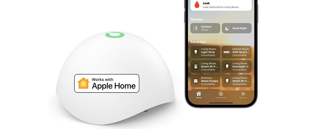 Nouveau capteur fuite APPLEHOME